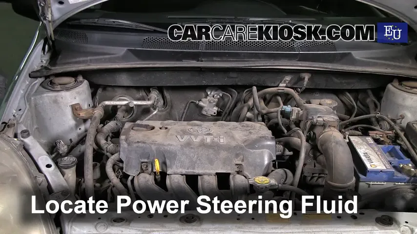2003 Toyota Yaris 1.3L 4 Cyl. Power Steering Fluid Check Fluid Level